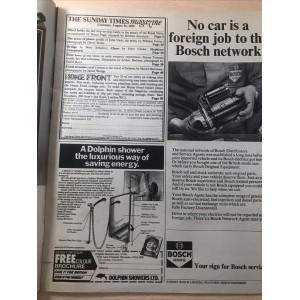 Sunday Times Magazine 31st August 1975 Coral Fashion Audi Emma Tennant Royal Navy John Nash