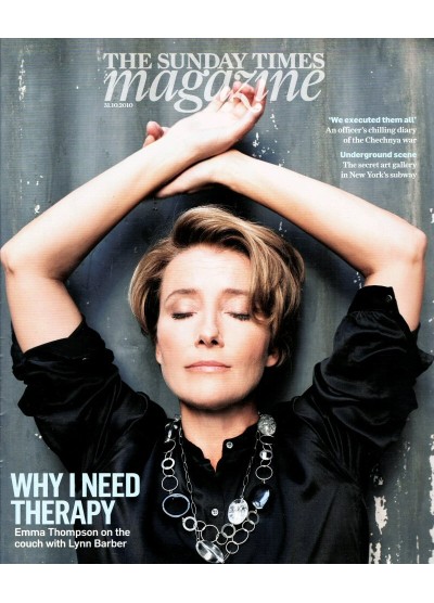 Sunday Times Magazine 2010 31st October 2010 Emma Thompson Chechnya Frankie Sandford