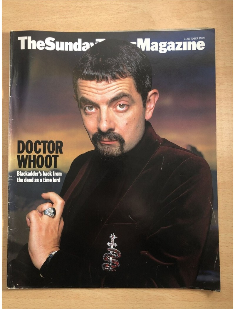 Sunday Times Magazine 1999 31st October 1999 Rowan Atkinson Eddie Bell Maeve Binchy Ole Nydahl Blackadder