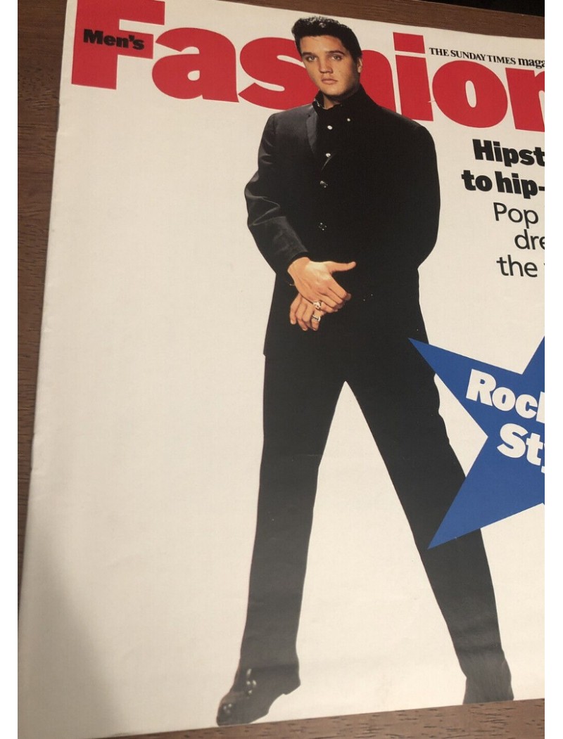 Sunday Times Magazine 1991 Spring 1991 Mens Fashion Jim Morrison Elvis M C Hammer 