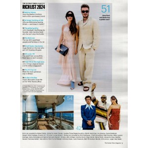Sunday Times Rich List Magazine 2024 Where have all the billonaires gone?