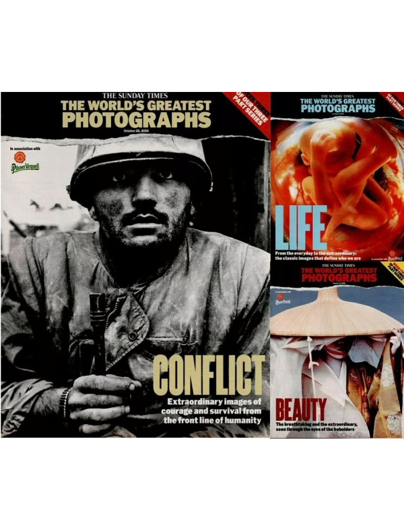 Sunday Times October 2006 Donald McCullin Conflict Life Beauty Worlds Greatest Photographs - 3 x pull outs