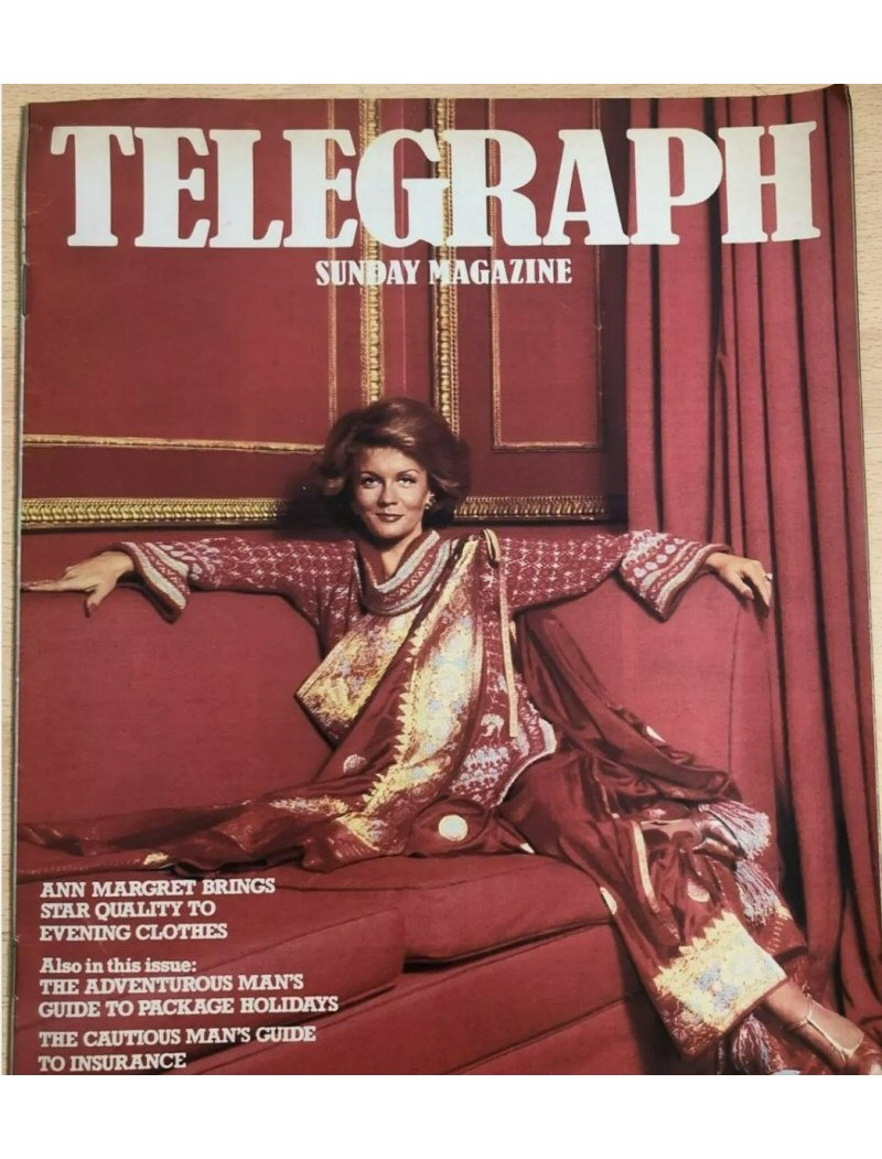 Sunday Telegraph Magazine 17th January 1977 Ann Margret Ravi Shankar Jilly Cooper