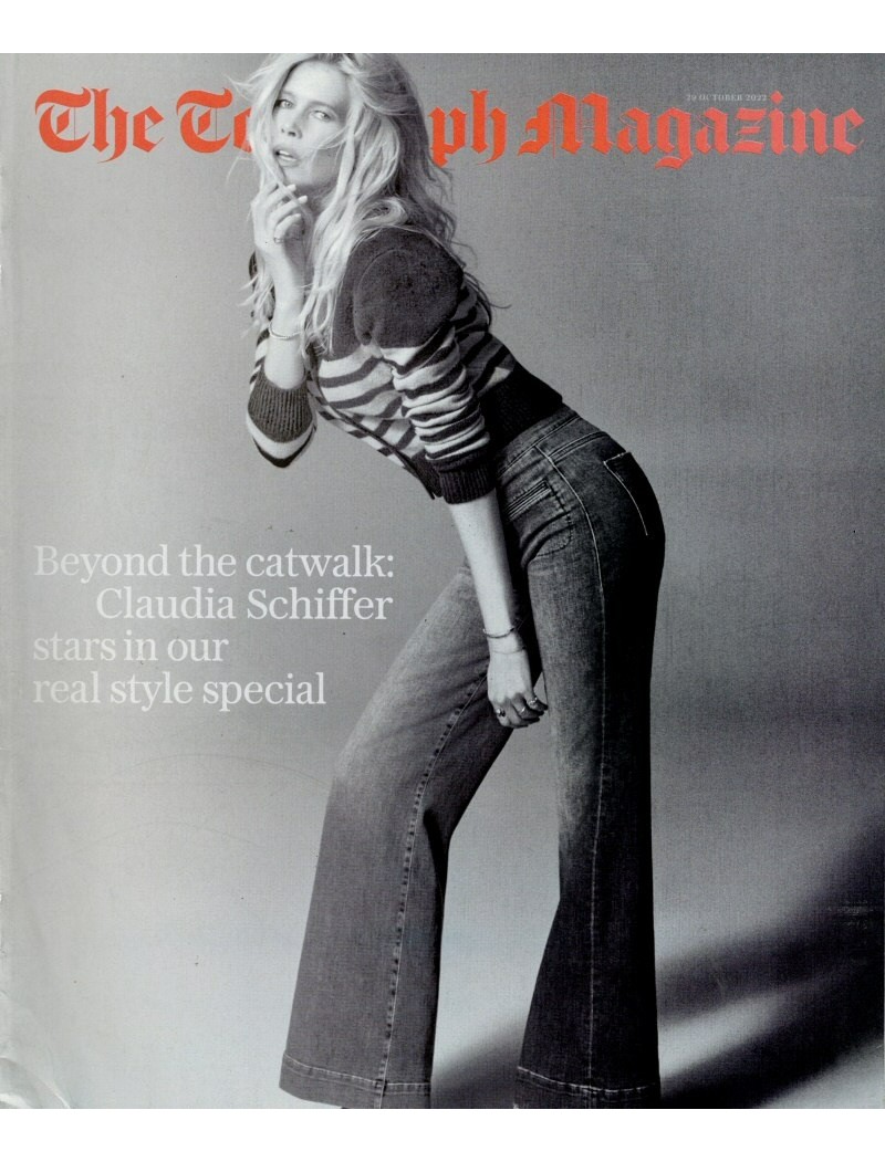 Telegraph Magazine 29th October 2022 Claudia Schiffer