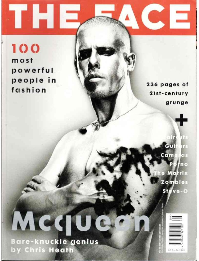 The Face Magazine September 2002 Lee Alexander McQueen Christopher Nolan Peter Kay The Face Magazine September 2002 Lee Alexander McQueen Christopher Nolan Peter Kay
