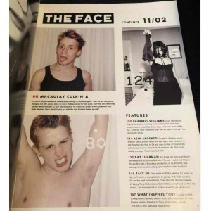 The Face Magazine 2002 November 2002 Macaulay Culkin Pharrell Williams Winona Ryder