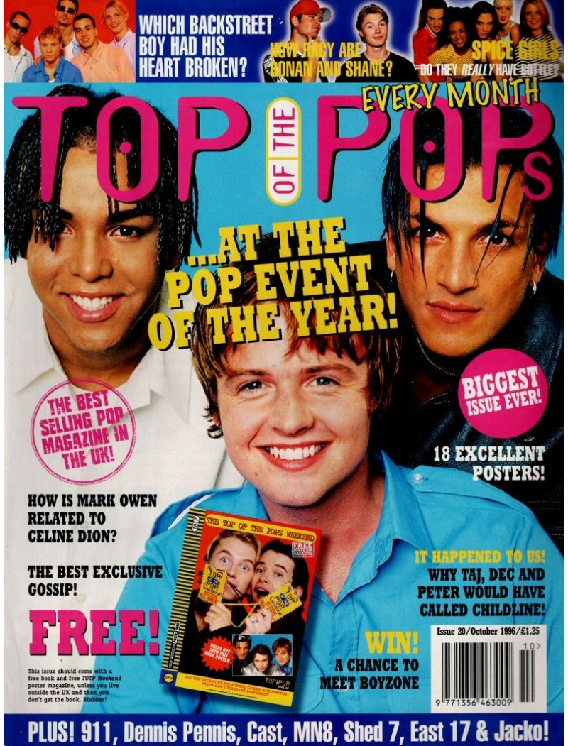 Top of the Pops magazine October 1996