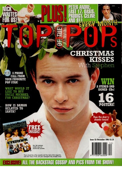 Top of the Pops Magazine December 1996 Stephen Gately