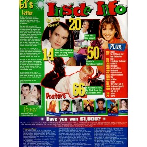 Top of the Pops Magazine December 1996 Stephen Gately