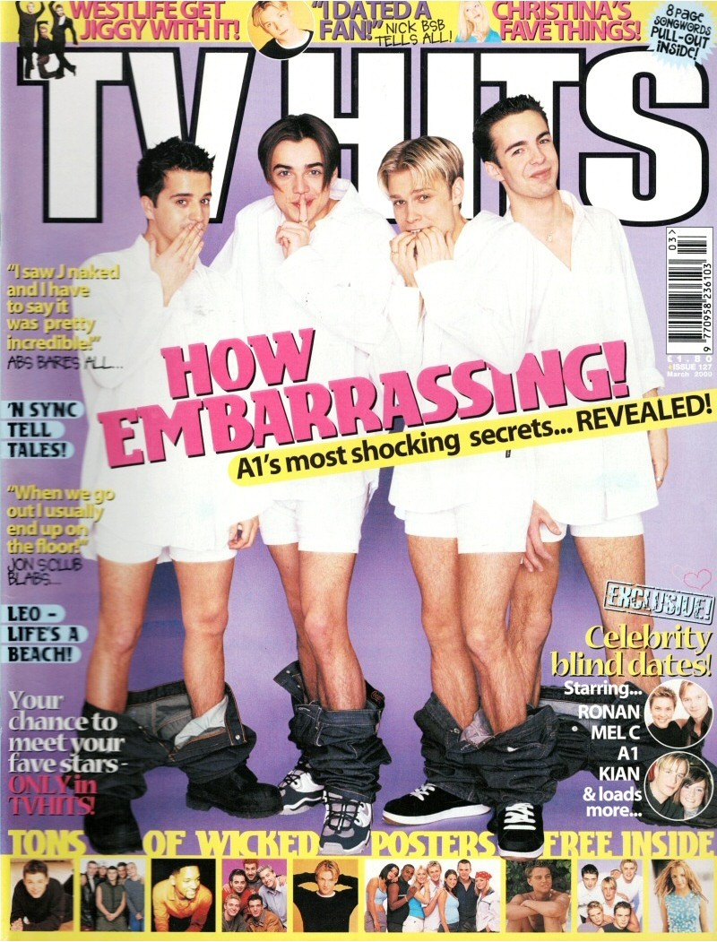 TV Hits Magazine - Issue 127 - March 2000 A1 Nick Carter Christina Aguilera Five