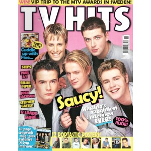 TV Hits Magazine - Issue 135 - November 2000 Westlife Five Joshua Jackson  Steps