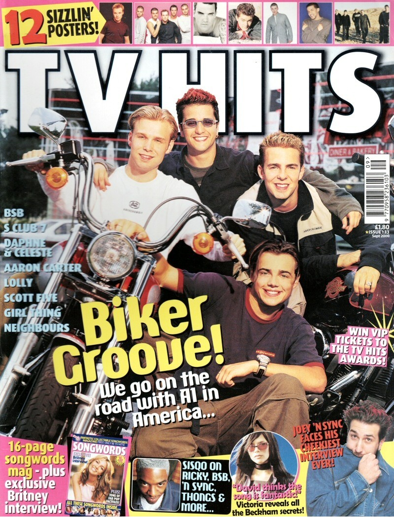 TV Hits Magazine - Issue 133 - September 2000 A1 Dane Bowers Joshua Jackson S Club 7