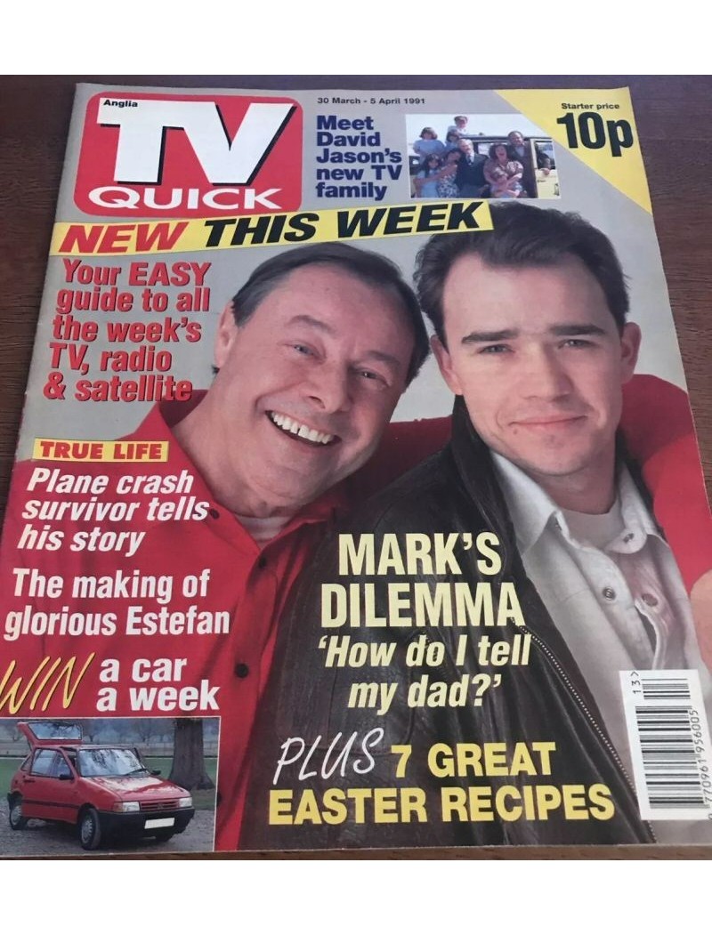TV Quick Magazine 30th March 1991 Todd Carty David Jason Gloria Estefan Magazine