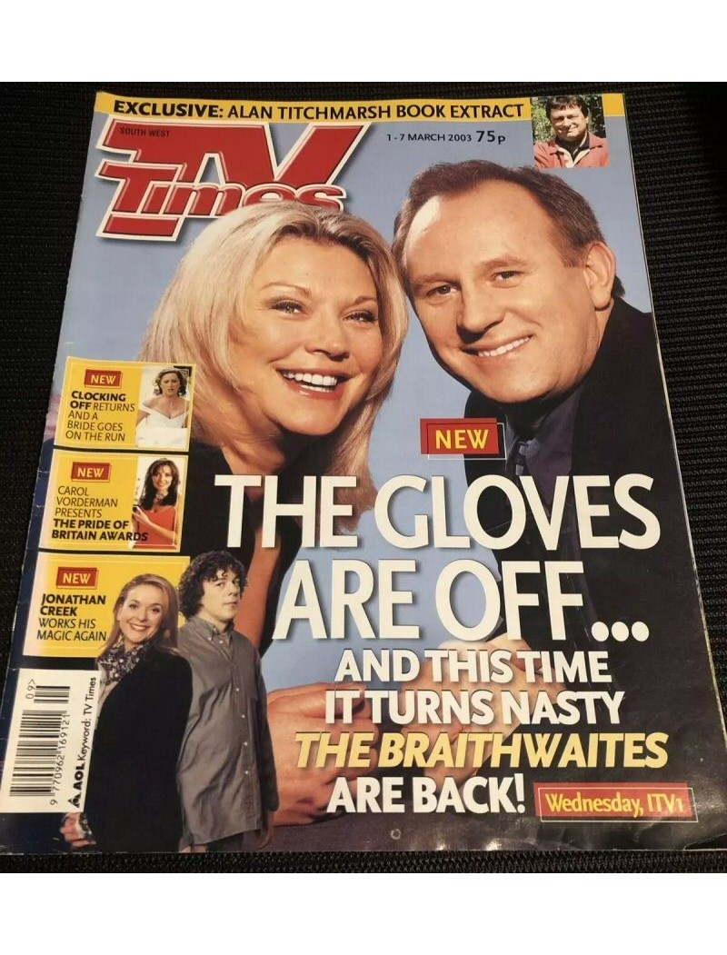 TV Times Magazine 1st March 2003