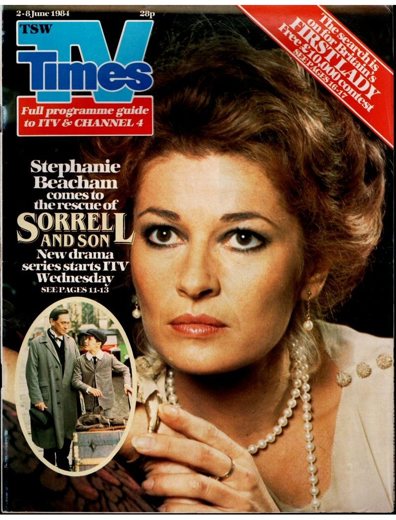TV Times Magazine 2nd June 1984 Stephanie Beacham TV Times Magazine 2nd June 1984 Stephanie Beacham