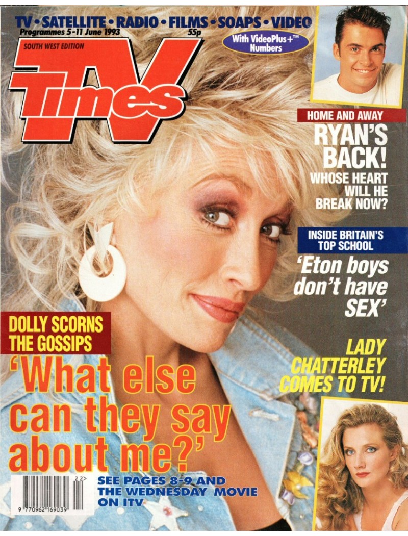 TV Times Magazine 5th June 1993 Dolly Parton