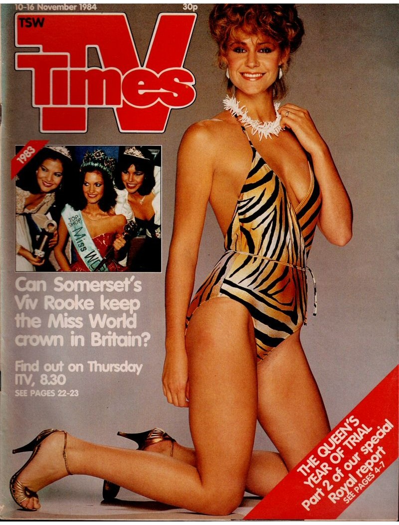 TV Times Magazine 10th November 1984 TV Times Magazine 10th November 1984