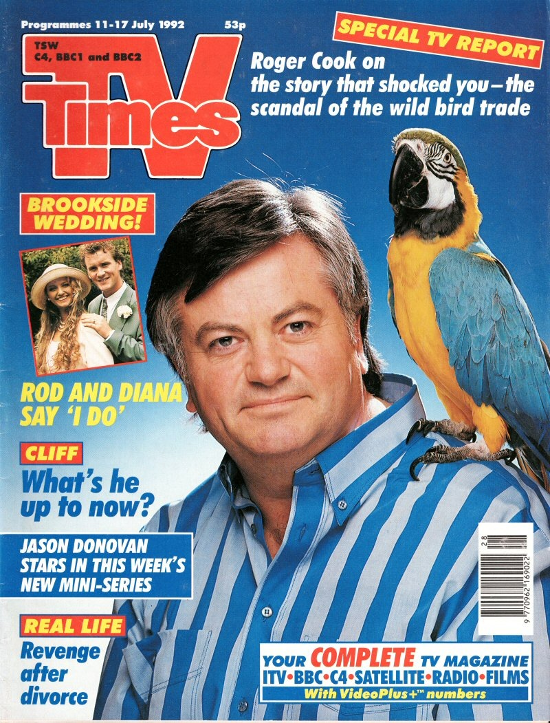 TV Times Magazine 11th July 1992 Roger Cook