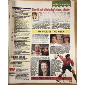 TV Times Magazine 13th June 1998 Ross Kemp Jemma Redgrave Jane Leeves Paul Gross Lesley Anne Down