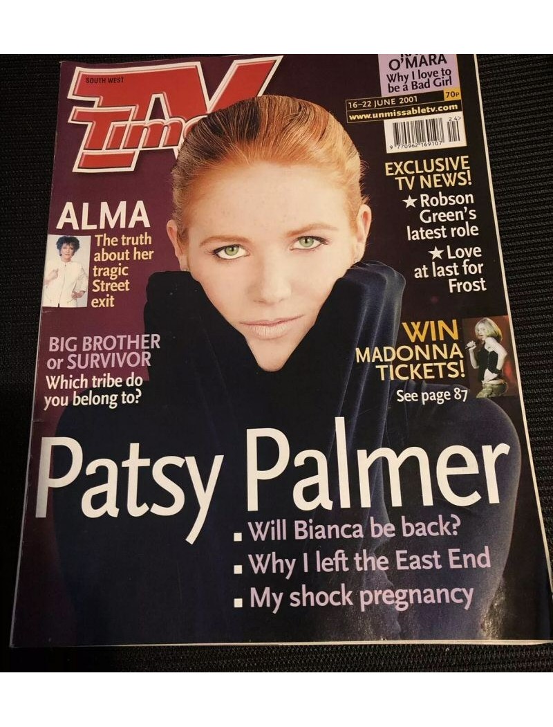 TV Times Magazine 16th June 2001 Patsy Palmer