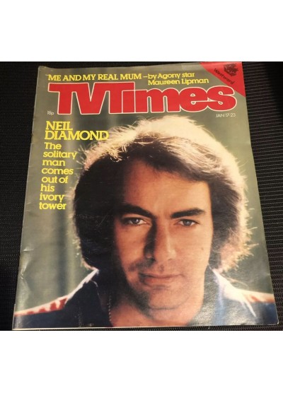 TV Times Magazine 17th January 1980 Neil Diamond