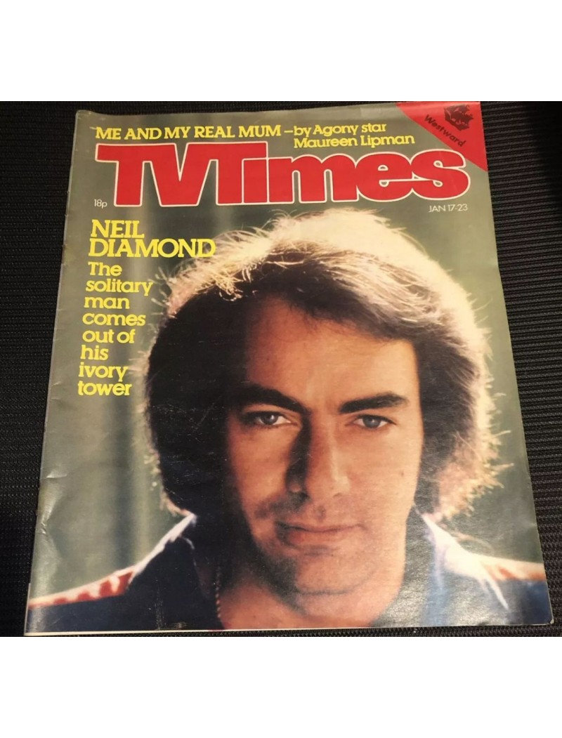 TV Times Magazine 17th January 1980 Neil Diamond