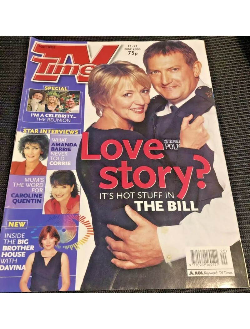 TV Times Magazine 17th May 2003 The Bill