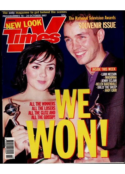 TV Times Magazine 18th October 1997 Martine McCutcheon 
