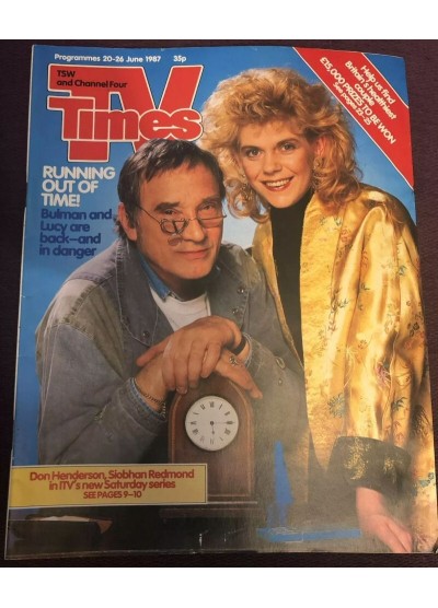 TV Times Magazine 20th June 1987 Billie Whitelaw cover