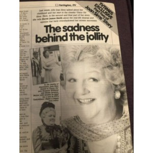TV Times Magazine 20th June 1987 Billie Whitelaw cover