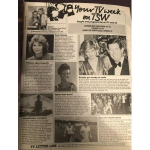 TV Times Magazine 20th June 1987 Billie Whitelaw cover