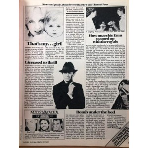 TV Times Magazine 23rd June 1984 Boy George