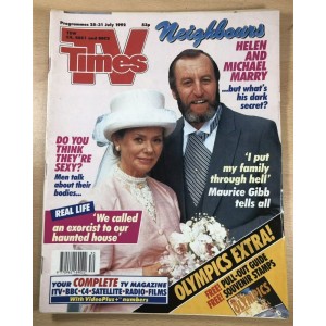 TV Times Magazine 25th July 1992 Neighbours Jackie Collins Olympics Special