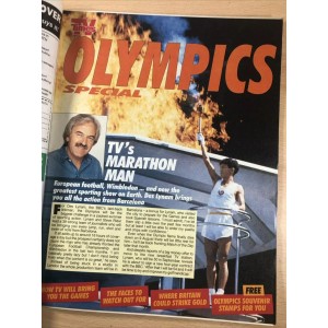 TV Times Magazine 25th July 1992 Neighbours Jackie Collins Olympics Special