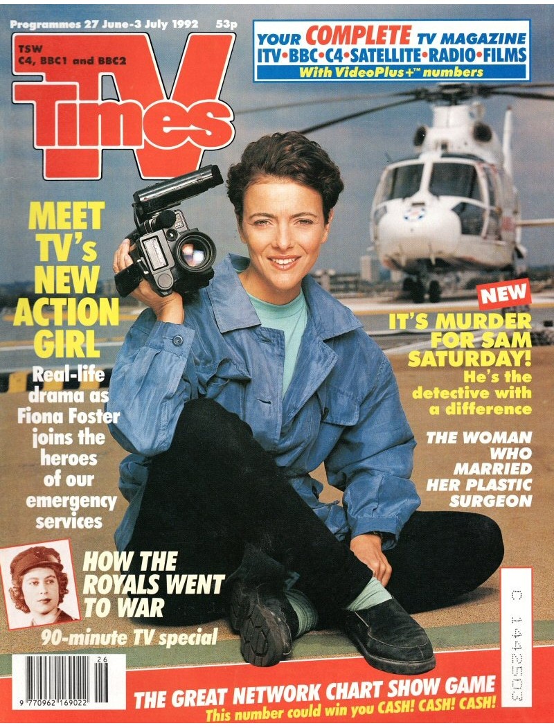 TV Times Magazine 27th June 1992 Fiona Foster