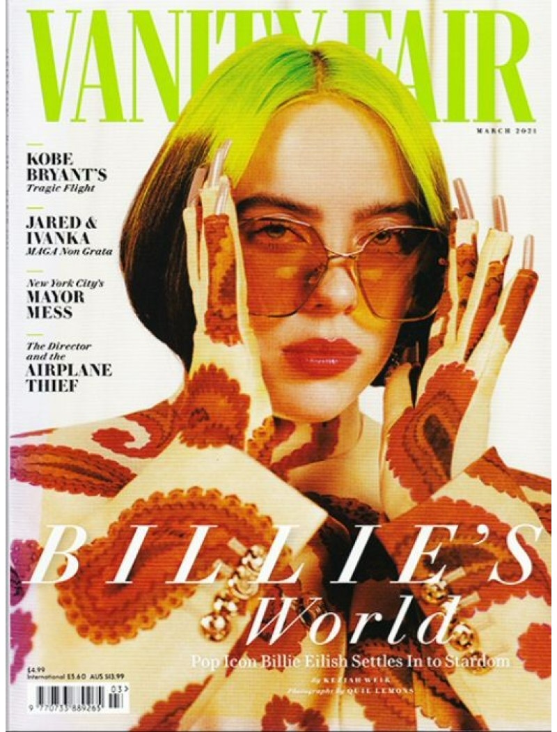 Vanity Fair Magazine March 2021 Billie Eilish Vanity Fair Magazine March 2021 Billie Eilish