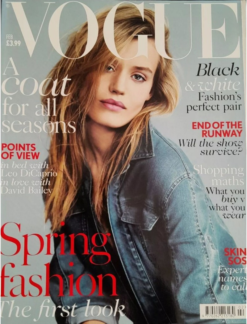 Vogue Magazine February 2014 Georgia May Jagger