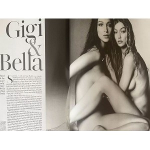 Vogue Fashion Magazine March 2018 Bella Hadid cover