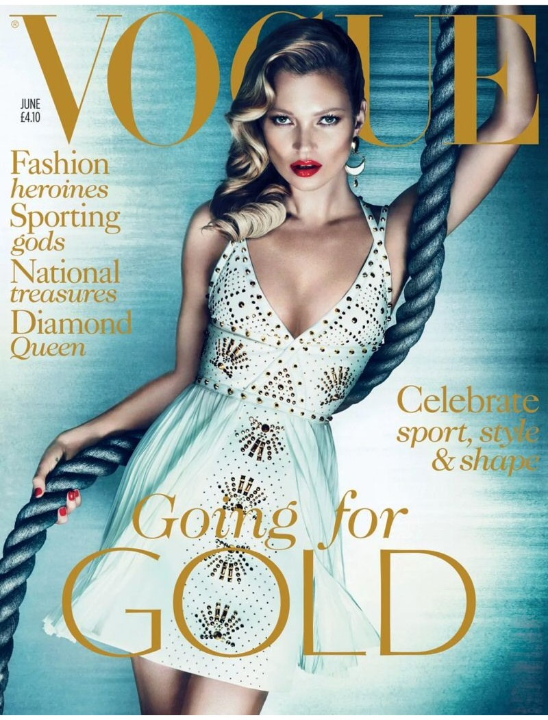 Vogue Fashion Magazine UK June 2012 Kate Moss