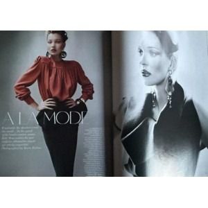 Vogue Fashion Magazine UK August 2011 Kate Moss
