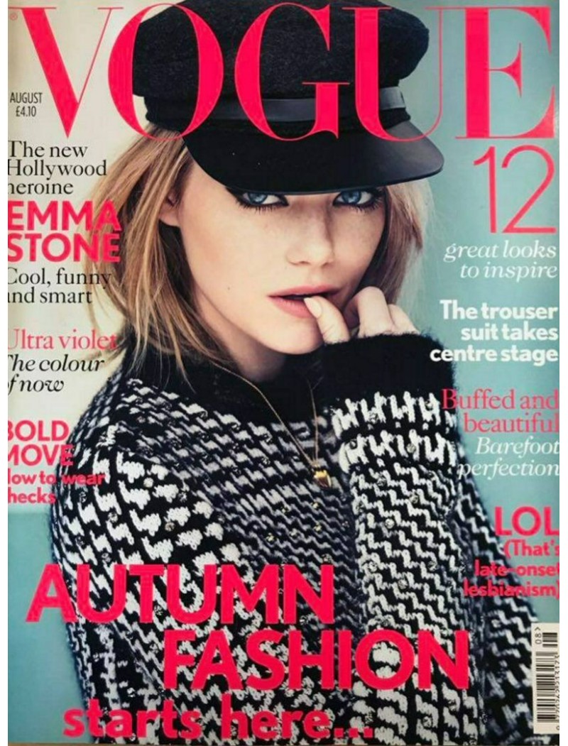 Vogue Fashion Magazine UK August 2012 Emma Stone Vogue Fashion Magazine UK August 2012 Emma Stone