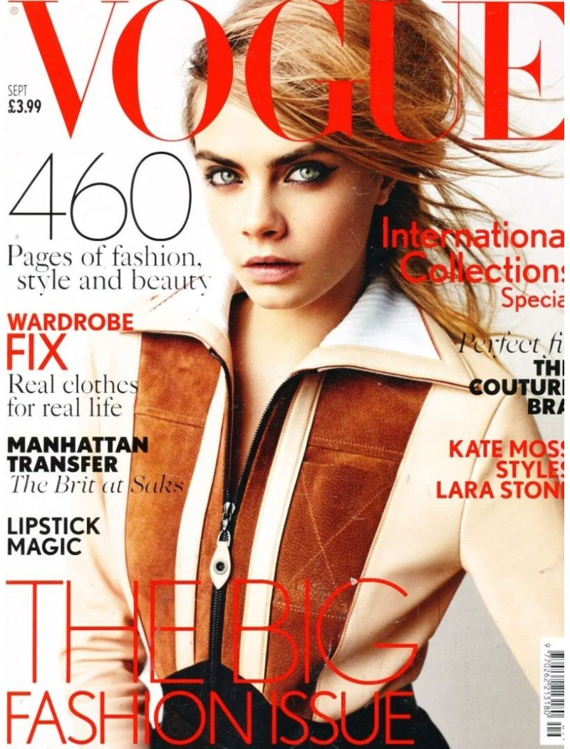 Vogue Magazine September 2014 Cara Delevingne