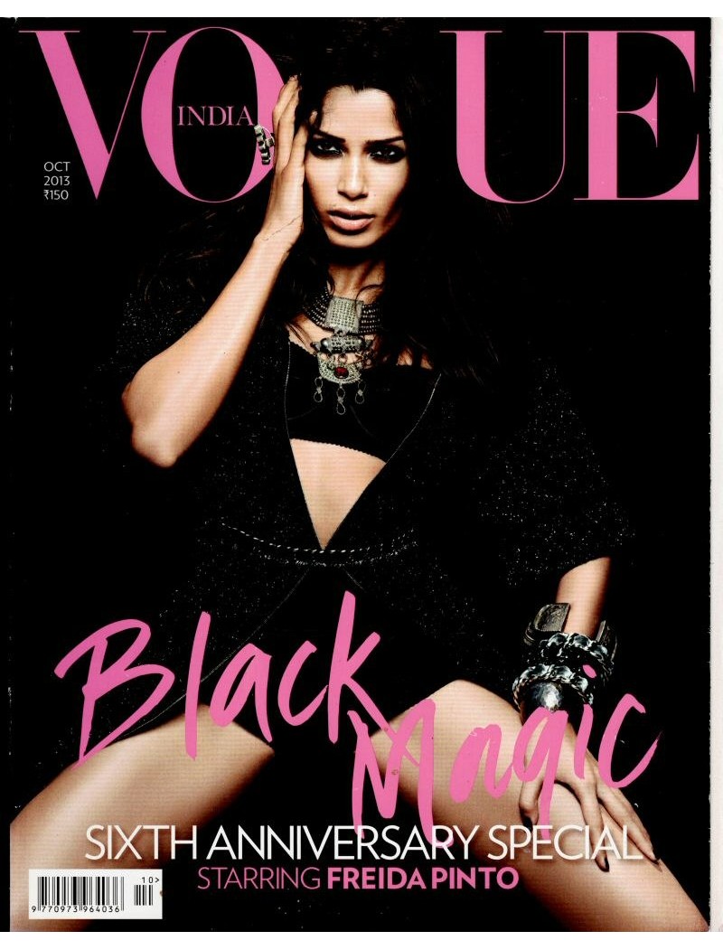 Vogue Magazine India October 2013  Freida Pinto