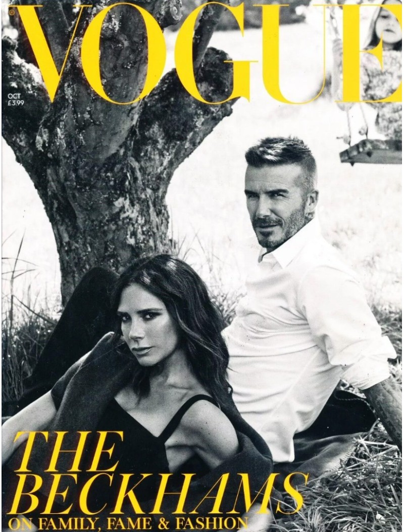 Vogue Fashion Magazine October 2018 The Beckhams 