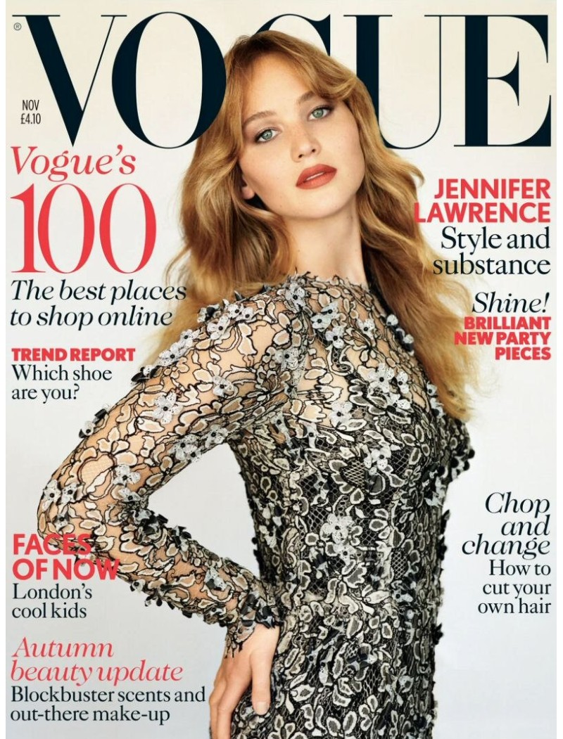 Vogue Fashion Magazine UK November 2012 Jennifer Lawrence Vogue Fashion Magazine UK November 2012 Jennifer Lawrence