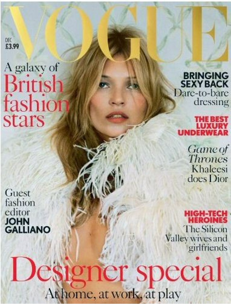 Vogue Magazine December 2013 Kate Moss