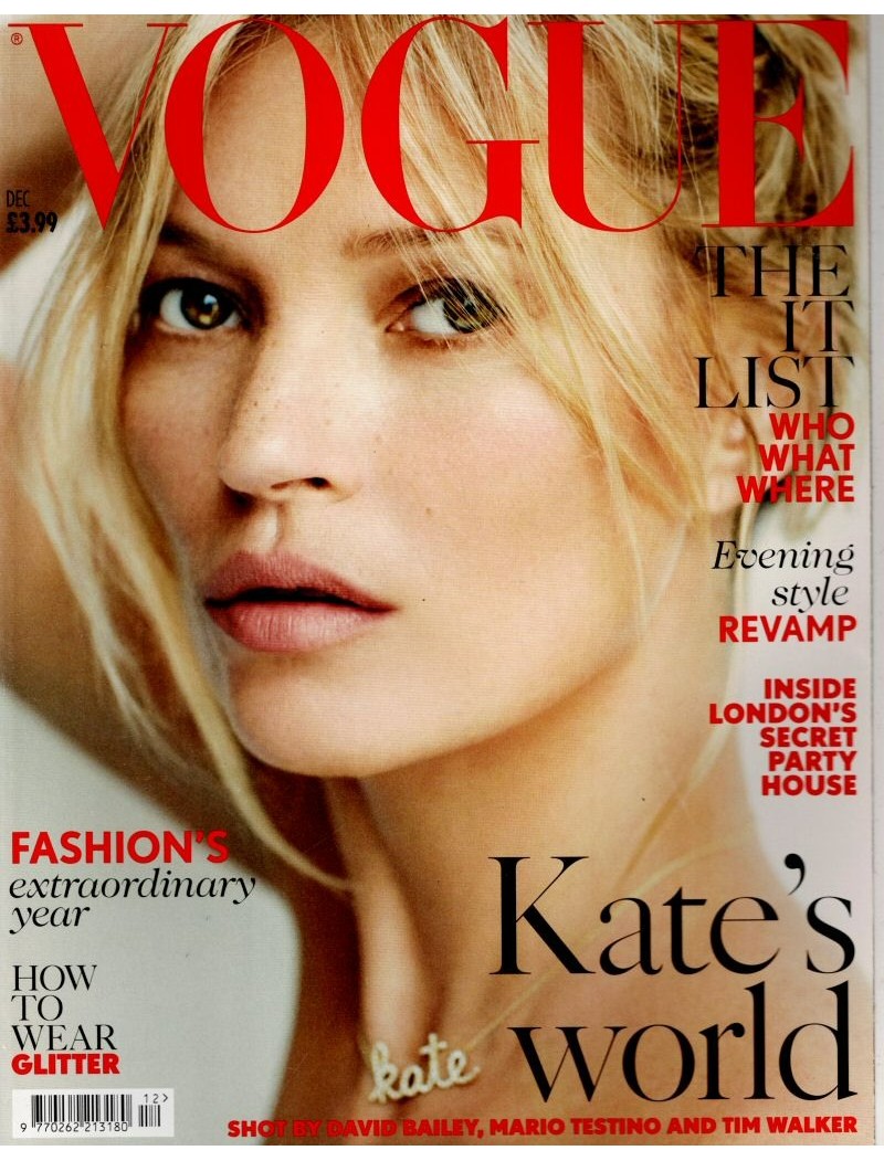 Vogue Fashion Magazine UK December 2014 Kate Moss Vogue Fashion Magazine UK December 2014 Kate Moss