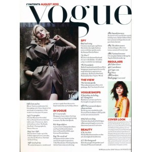 Vogue Fashion Magazine UK August 2010 Freja Baha