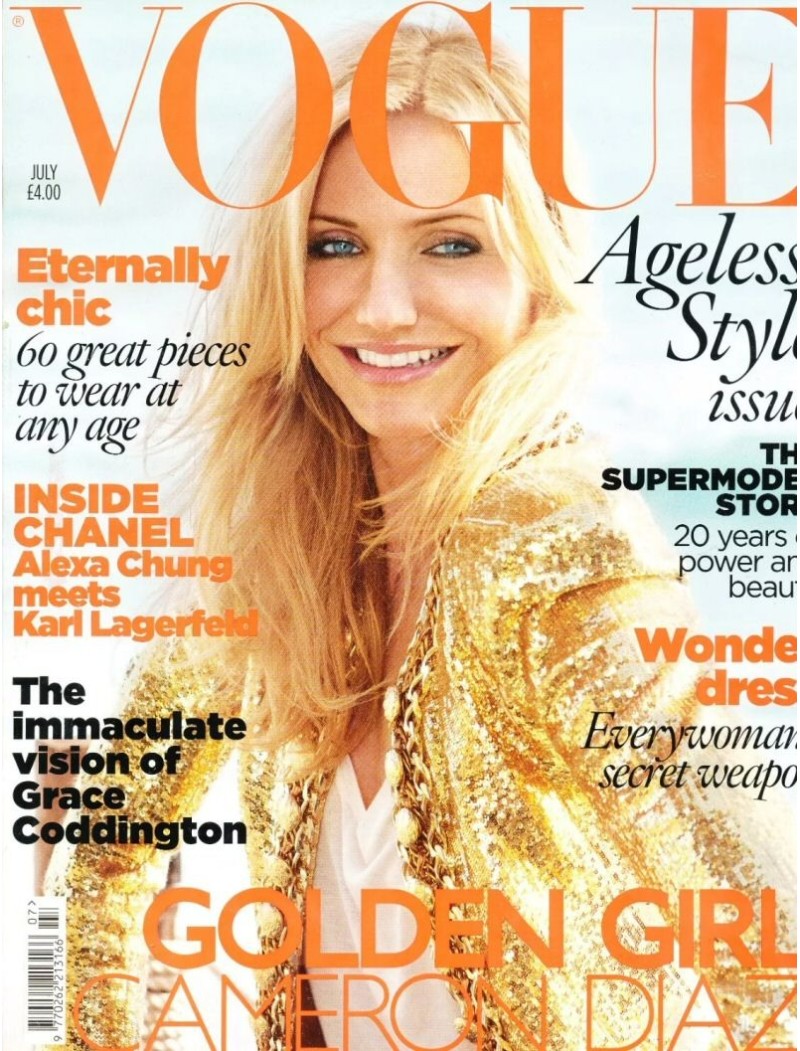 Vogue Fashion Magazine UK July 2010 Cameron Diaz