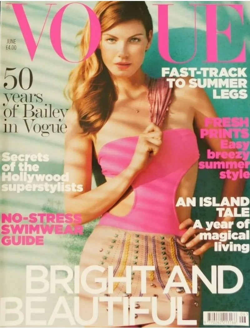 Vogue Fashion Magazine UK June 2010 Angela Lindvall